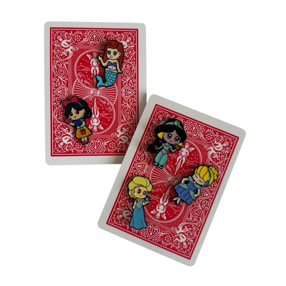 Disney Princess Enamel Pin Bundle Jasmine, Ariel, Snow White, Elsa & Cinderella